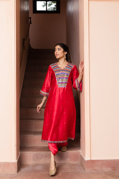 Rangeela Set - Red