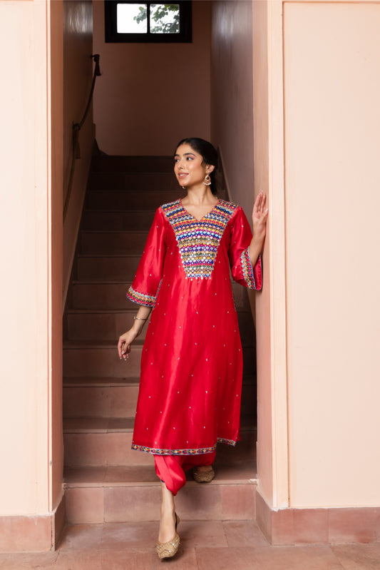 Rangeela Set - Red