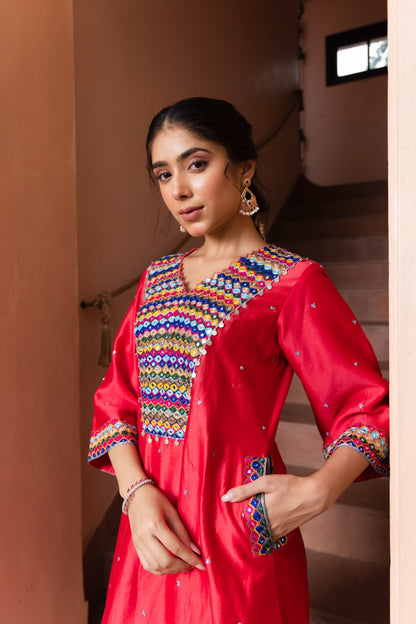 Rangeela Set - Red